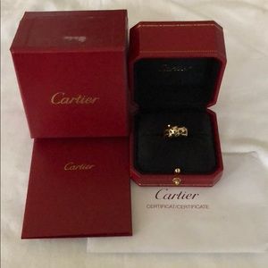 Authentic Cartier Panther Ring
